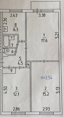 Продам трехкомнатную (3-комн.) квартиру, Богдана Хмельницкого ул, 13, Пермь г
