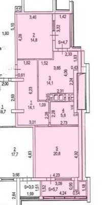 Продам двухкомнатную (2-комн.) квартиру, Буденновский пр-кт, 2а, Ростов-на-Дону г