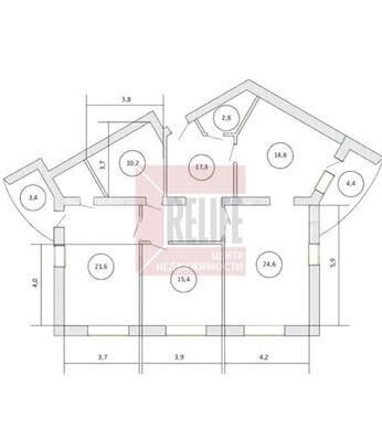 Продам трехкомнатную (3-комн.) квартиру, Корабельная ул, 1, Калининград г