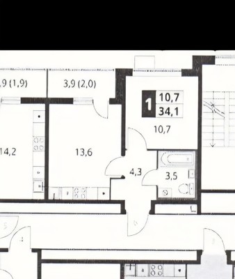 Продам однокомнатную (1-комн.) квартиру, Старо-Нагорная ул, 31, Видное г