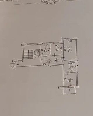 Продам трехкомнатную (3-комн.) квартиру, Корнеева (Центральный мкр.) ул, 36, Домодедово г