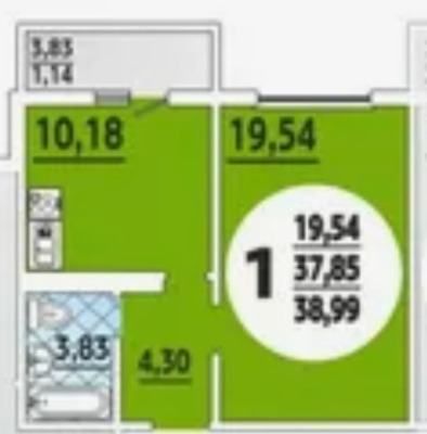 Продам однокомнатную (1-комн.) квартиру, Адмирала Пустошкина ул, 22к9, Анапа г