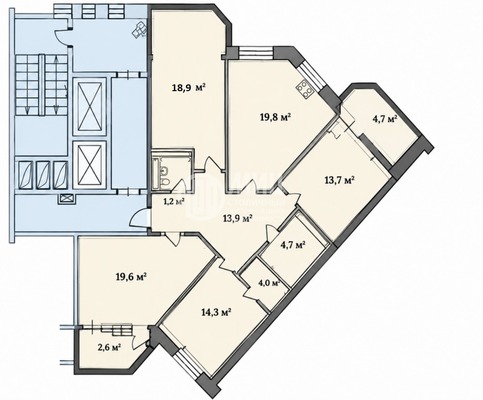 Продам многокомнатную квартиру, 6-я Радиальная ул, 3к9, Москва г
