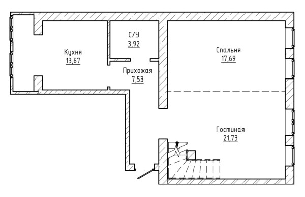 Продам трехкомнатную (3-комн.) квартиру, Кабардинская ул, 234/3, Нальчик г