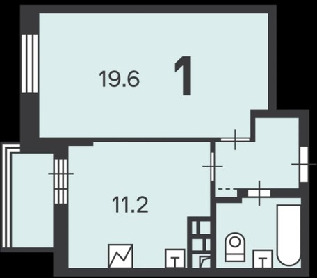 Продам однокомнатную (1-комн.) квартиру, Каширское ш, 11к3, Москва г
