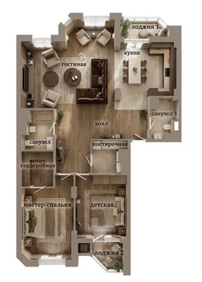 Продам трехкомнатную (3-комн.) квартиру, Ломоносовский пр-кт, 25к5, Москва г