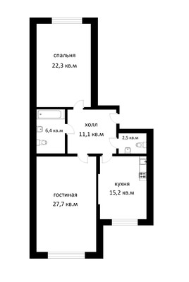 Продам двухкомнатную (2-комн.) квартиру, Приморский пр-кт, 52к1, Санкт-Петербург г