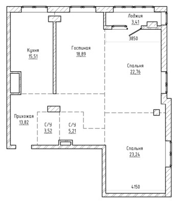 Продам трехкомнатную (3-комн.) квартиру, Тарчокова ул, 58кВ, Нальчик г