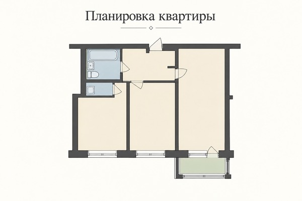 Продам двухкомнатную (2-комн.) квартиру, им. Героя Георгия Бочарникова ул, 2, Краснодар г