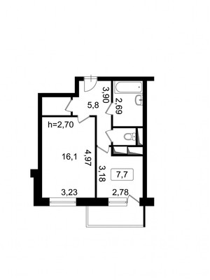 Продам однокомнатную (1-комн.) квартиру, Рогачёвский пер, 4к1, Москва г