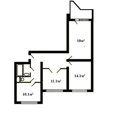 Продам трехкомнатную (3-комн.) квартиру, Луговой проезд, 8к1, Москва г