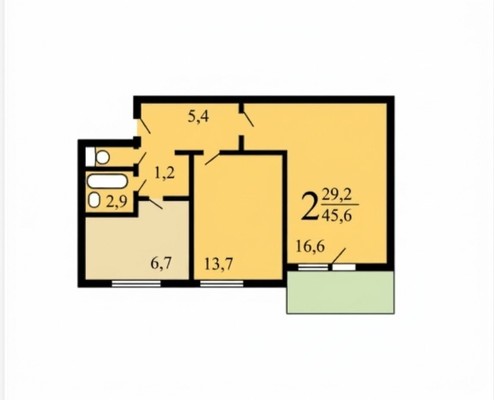 Продам двухкомнатную (2-комн.) квартиру, Алтуфьевское ш, 18, Москва г