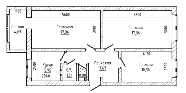 Продам трехкомнатную (3-комн.) квартиру, Кабардинская ул, 206, Нальчик г