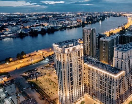 Продам однокомнатную (1-комн.) квартиру (долевое), Октябрьская наб, 42, Санкт-Петербург г