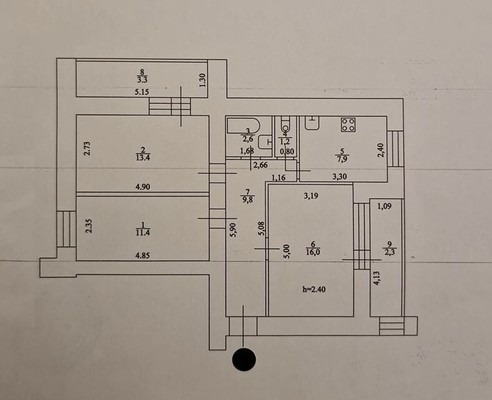 Продам трехкомнатную (3-комн.) квартиру, Вишневского ул, 59, Казань г