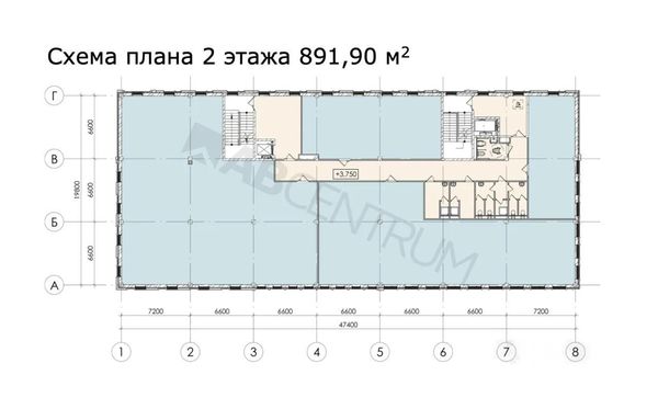 Продам коммерческое помещение 3 761,68 м2, Грекова ул, 5, Москва г