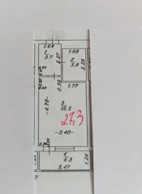 Продам однокомнатную (1-комн.) квартиру, Рождественская ул, 55к1, Анапа г