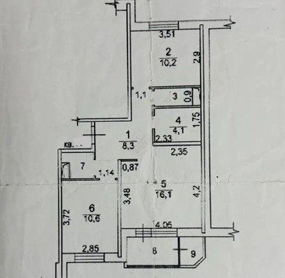 Продам двухкомнатную (2-комн.) квартиру, Спортивная ул, 7к3, Лобня г
