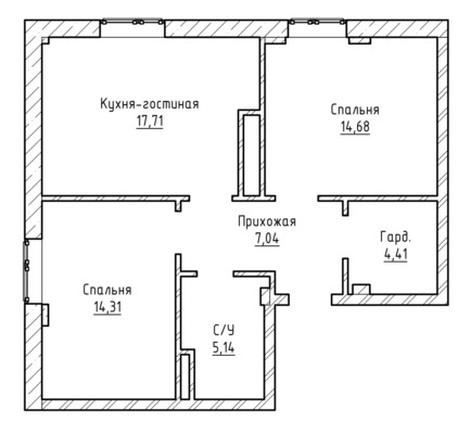 Продам двухкомнатную (2-комн.) квартиру, Байсултанова ул, 29, Нальчик г