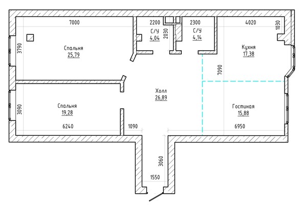 Продам трехкомнатную (3-комн.) квартиру, Эльбрусская ул, 19кг, Нальчик г