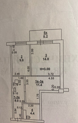 Продам двухкомнатную (2-комн.) квартиру, Ульяновская ул, 50, Ростов-на-Дону г