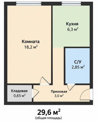 Продам однокомнатную (1-комн.) квартиру, 1, Автополигон п