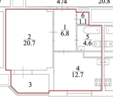 Продам двухкомнатную (2-комн.) квартиру, Мосфильмовская ул, 88к4, Москва г