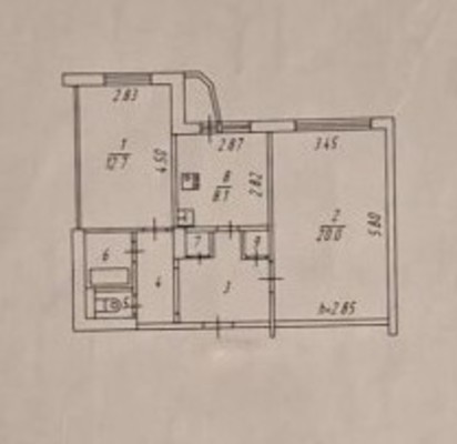 Продам двухкомнатную (2-комн.) квартиру, Старостина ул, 57, Мурманск г