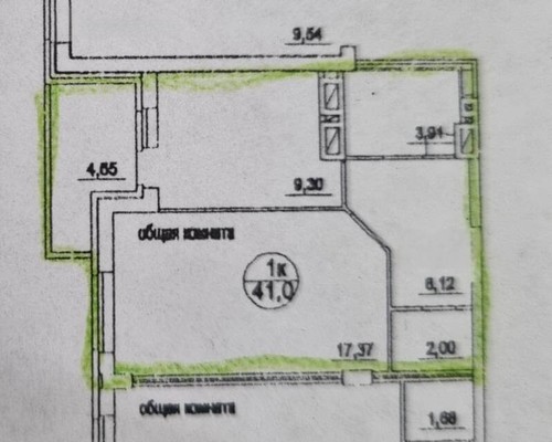 Продам однокомнатную (1-комн.) квартиру, Матросова ул, 35, Ростов-на-Дону г