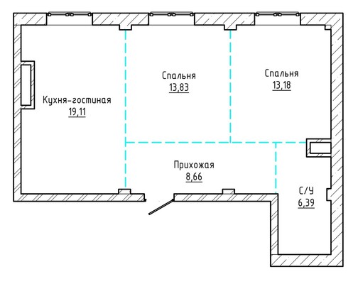 Продам двухкомнатную (2-комн.) квартиру, Байсултанова ул, 28, Нальчик г
