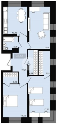 Продам трехкомнатную (3-комн.) квартиру, Александра Матросова ул, 30г, Красноярск г