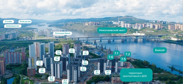 Продам однокомнатную (1-комн.) квартиру, Судостроительная ул, 31К, Красноярск г