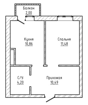 Продам однокомнатную (1-комн.) квартиру, Кабардинская ул, 230, Нальчик г