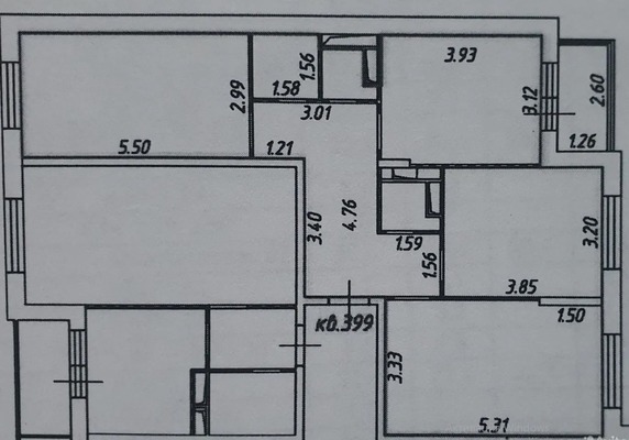 Продам трехкомнатную (3-комн.) квартиру, Весенняя ул, 16, Люберцы г