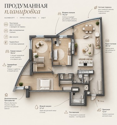 Продам трехкомнатную (3-комн.) квартиру, Реутовских ополченцев ул, 4, Реутов г