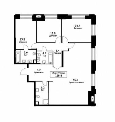 Продам трехкомнатную (3-комн.) квартиру, Архитектора Власова ул, 71к1, Москва г