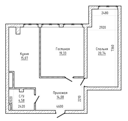Продам двухкомнатную (2-комн.) квартиру, Эльбрусская ул, 19, Нальчик г