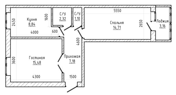 Продам двухкомнатную (2-комн.) квартиру, Жамборова ул, 102, Нарткала г