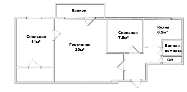 Продам трехкомнатную (3-комн.) квартиру, Фестивальная ул, 5, Москва г