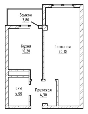 Продам однокомнатную (1-комн.) квартиру, Шогенова ул, 22, Нальчик г