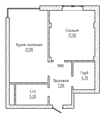 Продам однокомнатную (1-комн.) квартиру, ОДС ул, 2, Нальчик г