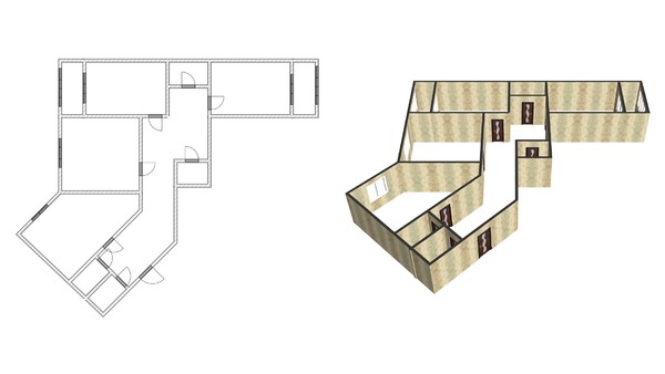 Продам трехкомнатную (3-комн.) квартиру, Садовый пер, 2к2, Рощино гп